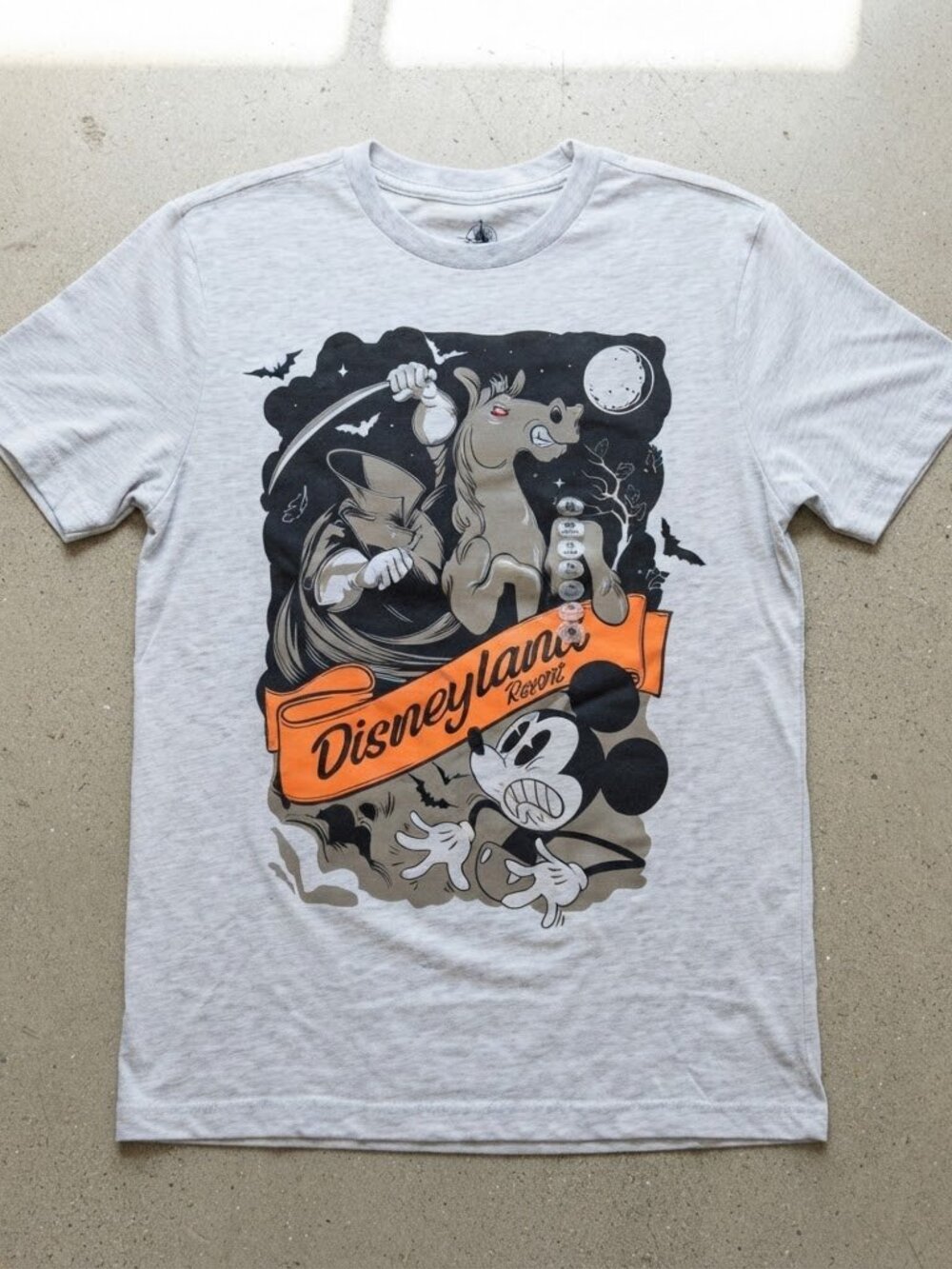 Disneyland Halloween 2026 Mickey Mouse Headless Horseman T-Shirt All Sizes